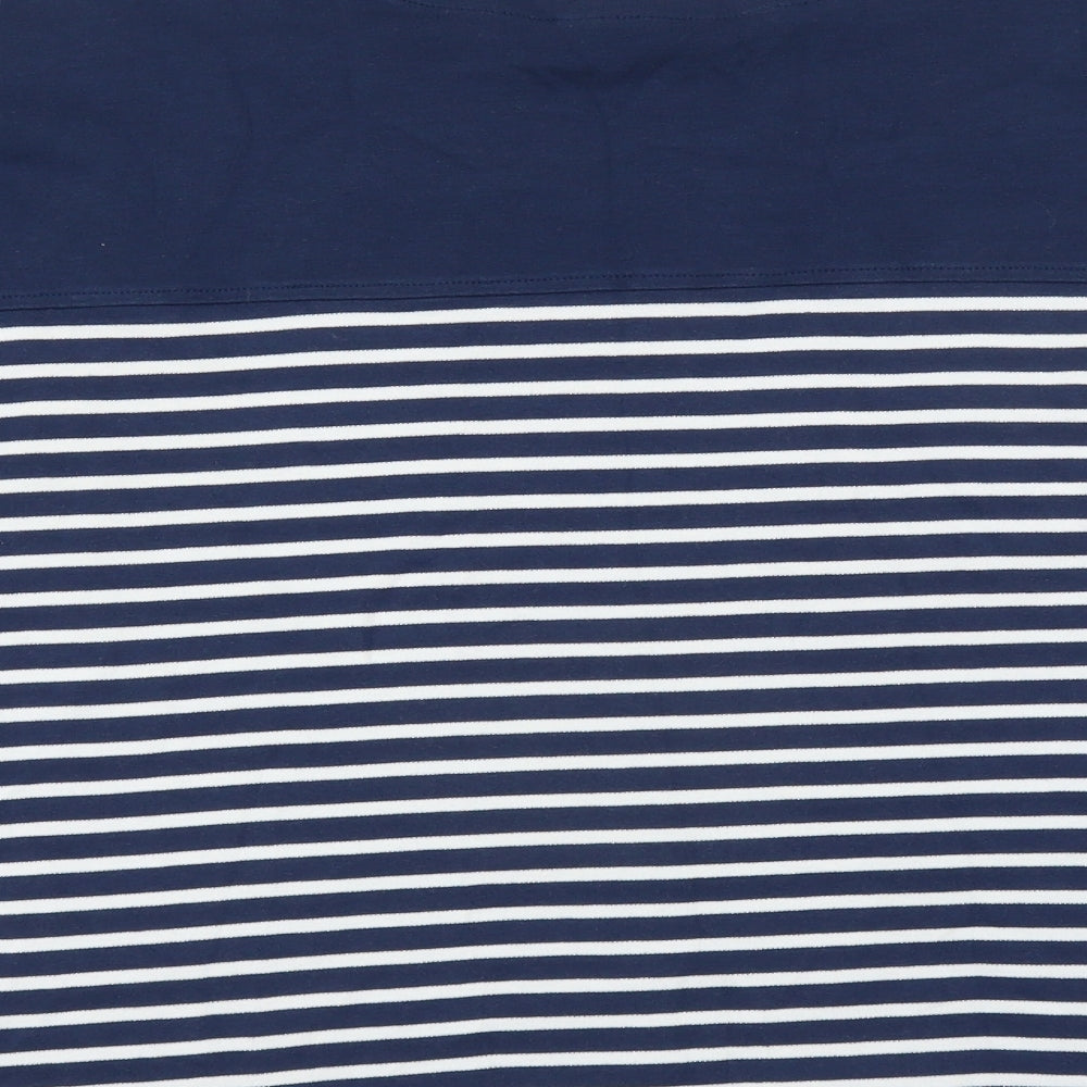 Sainsburys Womens Blue Striped  Basic T-Shirt Size 20