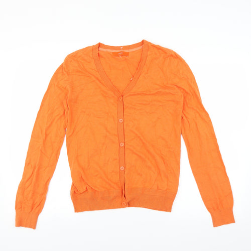 NEXT Womens Orange   Cardigan Jumper Size 10