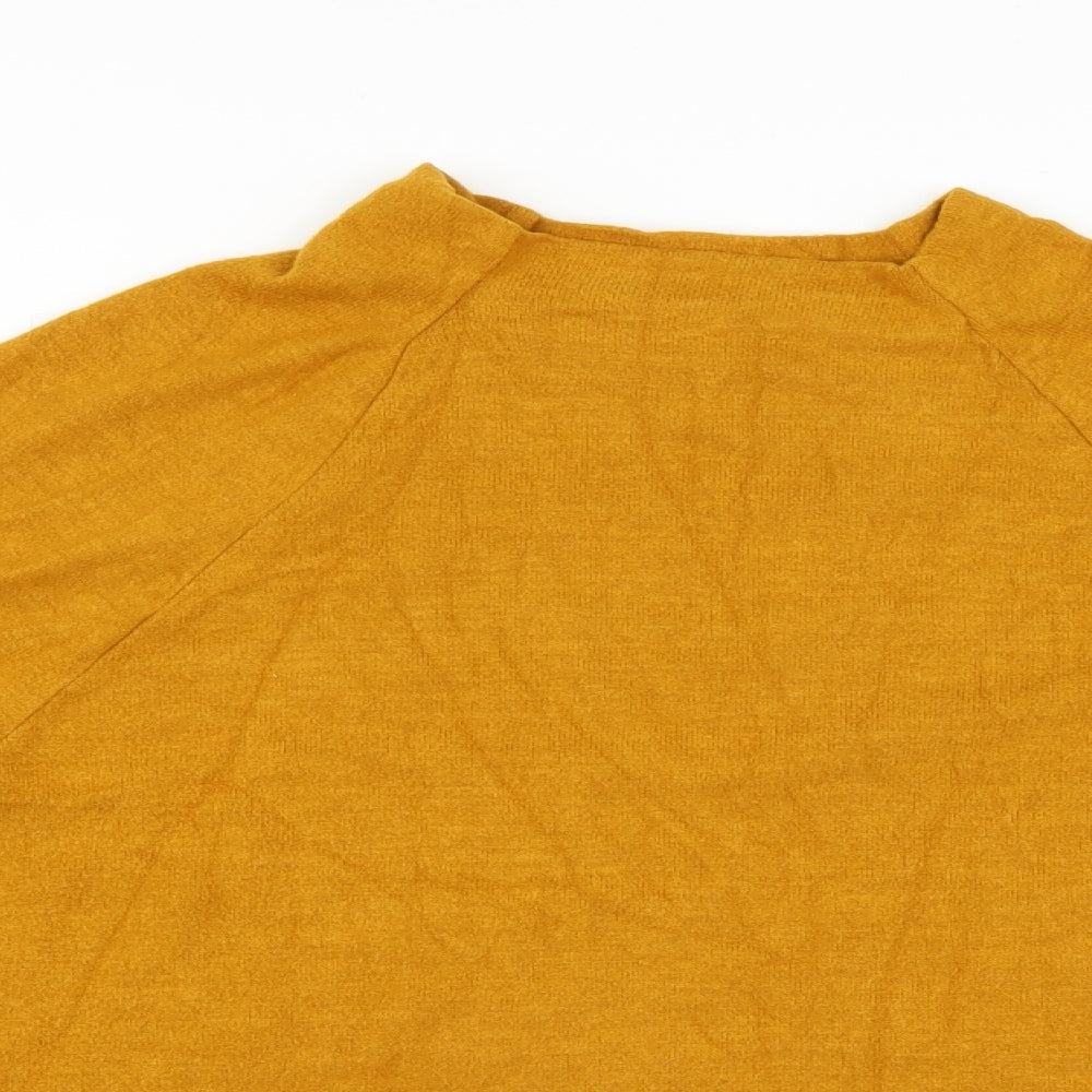 H&M Womens Yellow   Pullover Jumper Size L