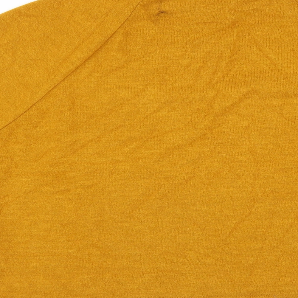 H&M Womens Yellow   Pullover Jumper Size L