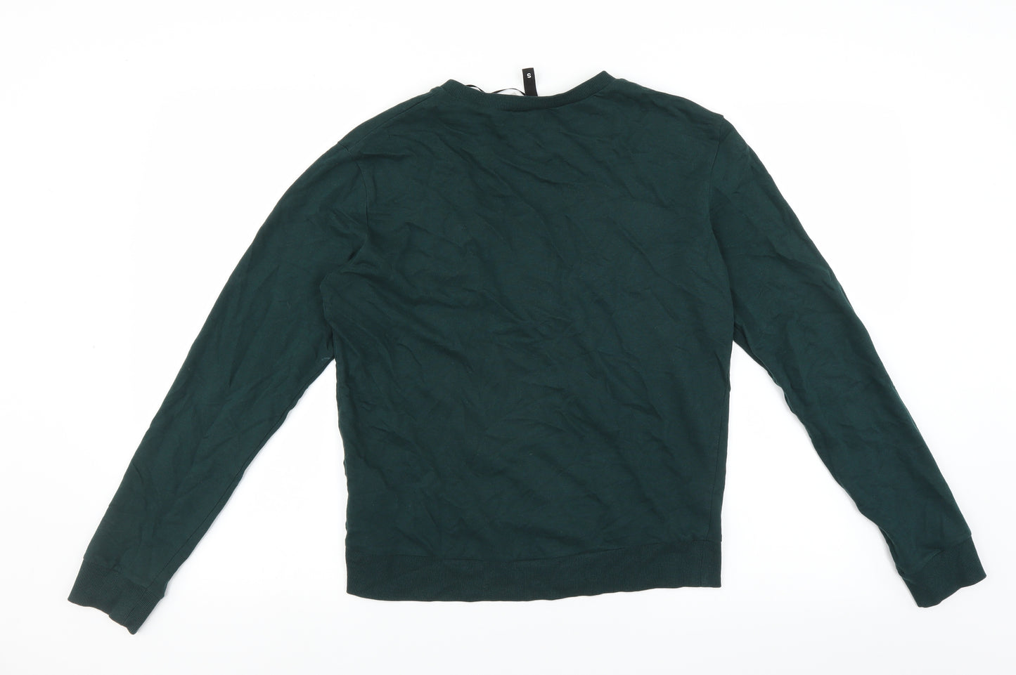 Divided by H&M Womens Green   Pullover Sweatshirt Size S  - property of no one