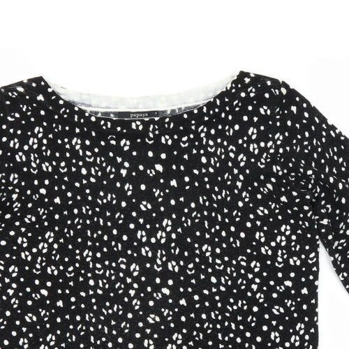 Matalan Womens Black   Pullover Jumper Size 8