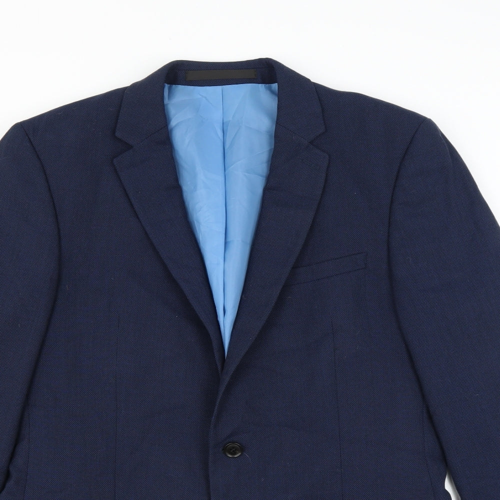 Marks and Spencer Mens Blue   Jacket Suit Jacket Size 40