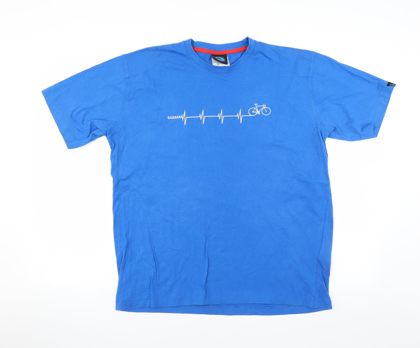 cycle apparel Mens Blue    T-Shirt Size L
