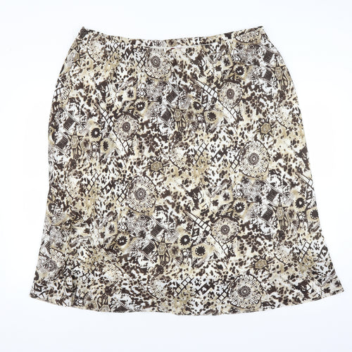 Le Bon Marché Womens Brown   A-Line Skirt Size 24