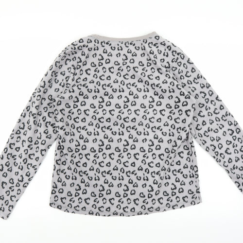 George Womens Grey Solid Fleece Top Pyjama Top Size 8  - Love to Sleep