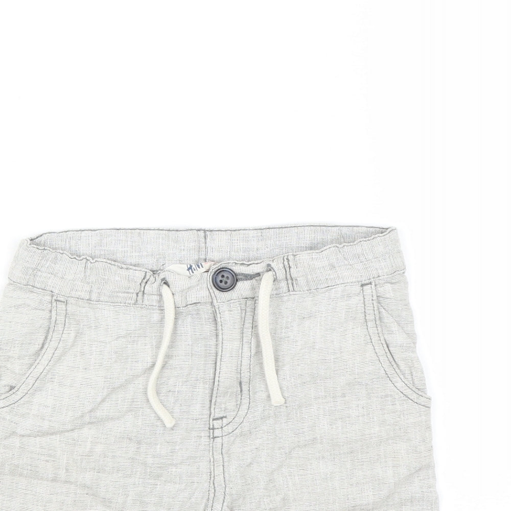 H&M Boys Grey   Bermuda Shorts Size 4-5 Years