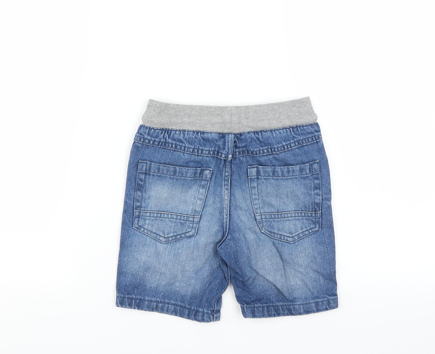 F&F Boys Blue  Denim Bermuda Shorts Size 5-6 Years