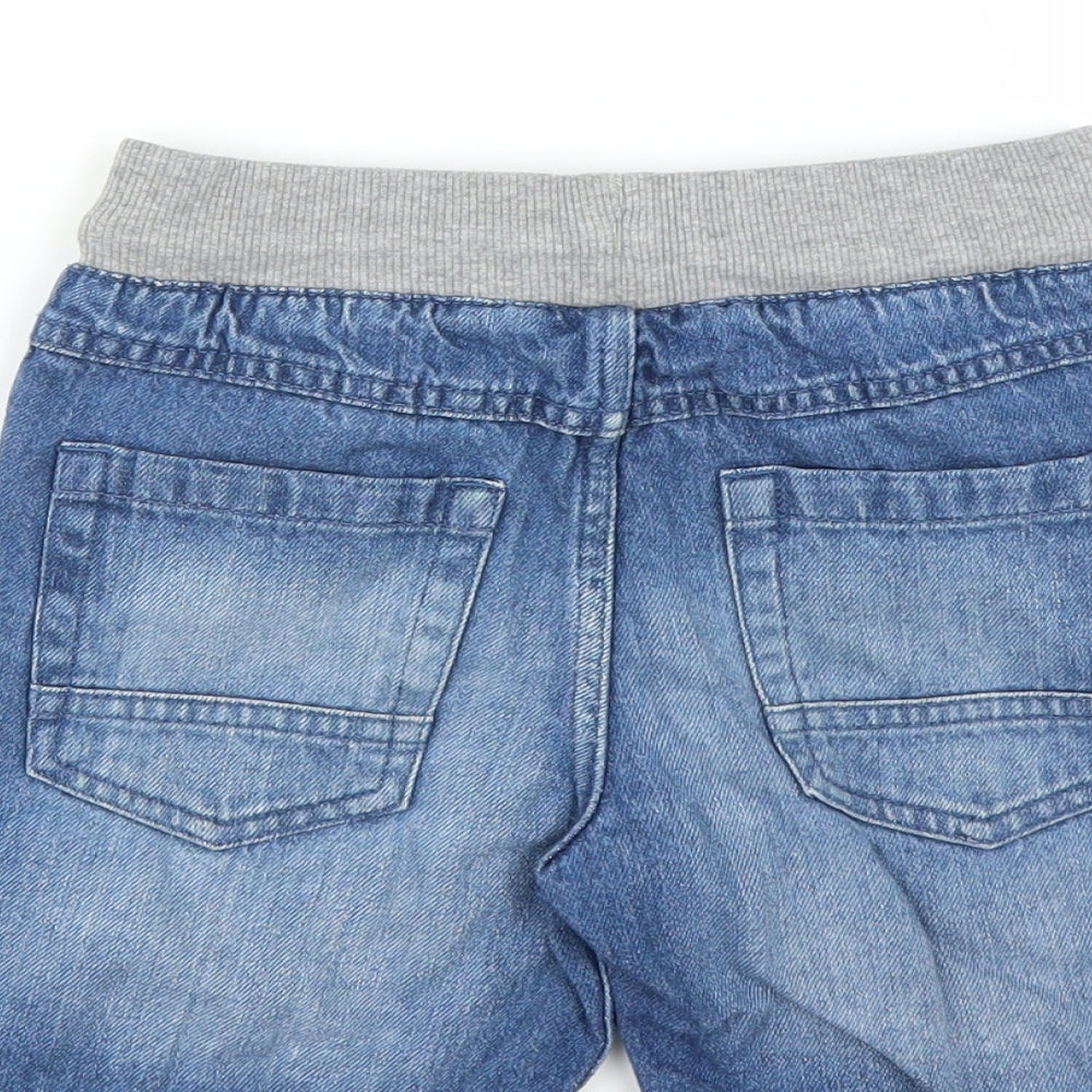 F&F Boys Blue  Denim Bermuda Shorts Size 5-6 Years