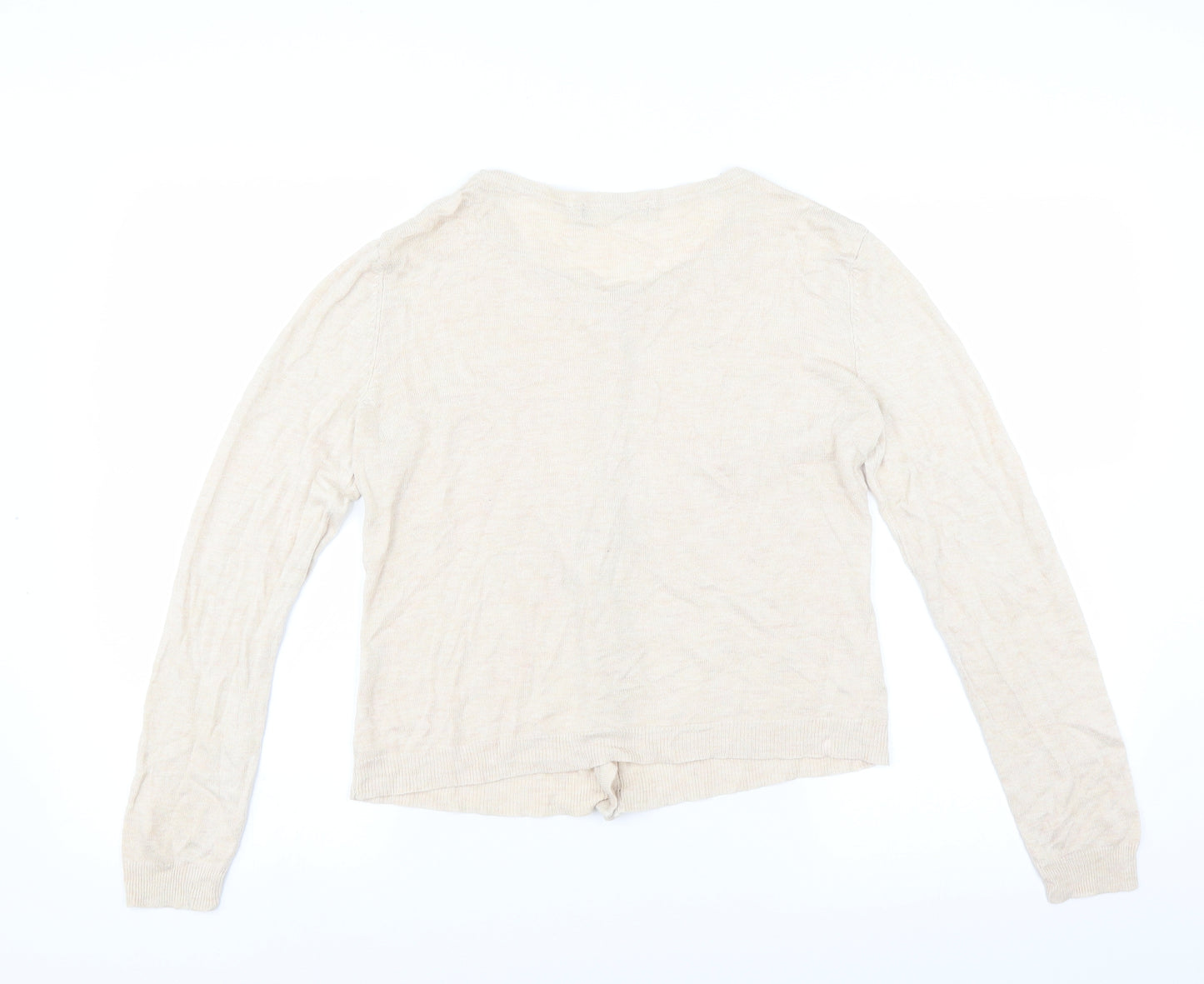 Primark Womens Beige   Cardigan Jumper Size 14