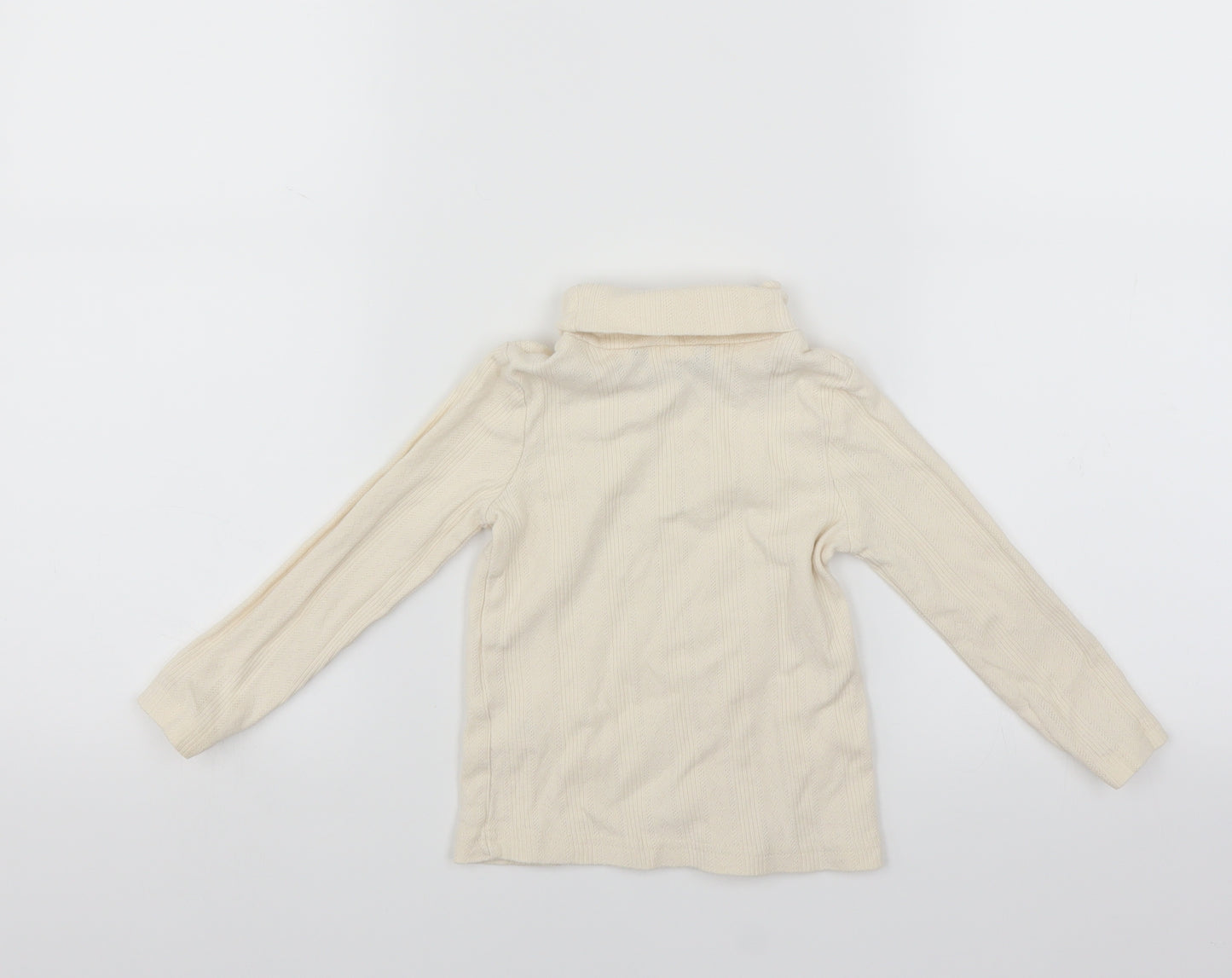 George Girls Ivory   Pullover Jumper Size 2-3 Years