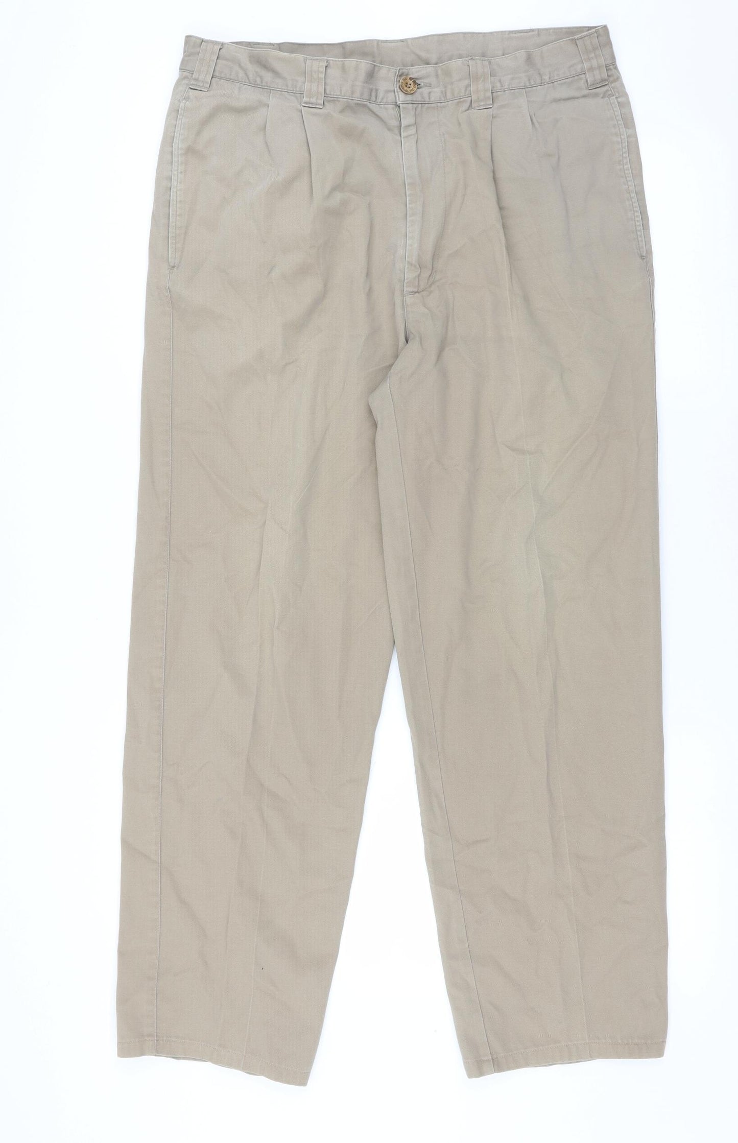 TOG 24 Mens Beige   Chino Trousers Size 36 in L29 in