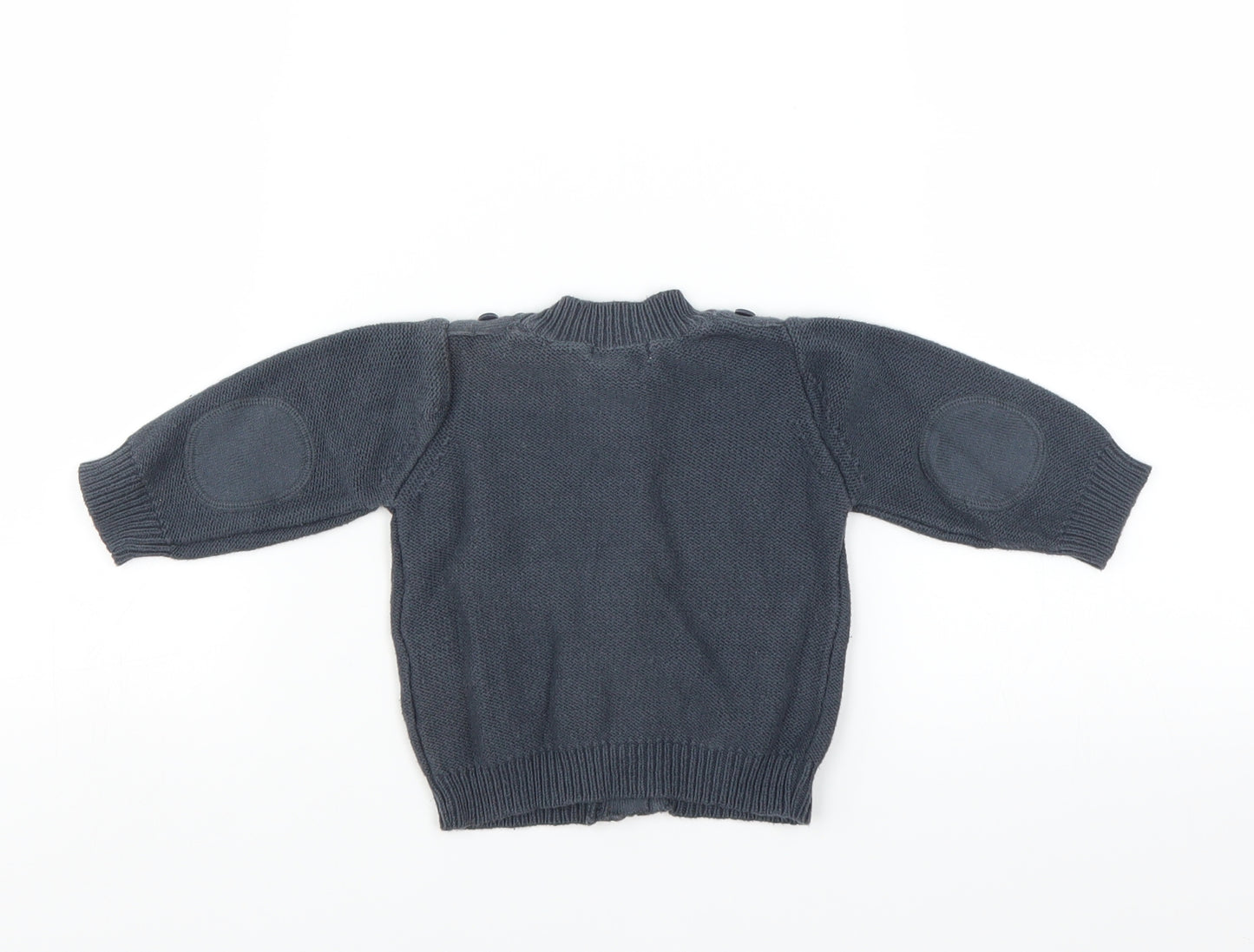 Vertbaudet Boys Blue   Cardigan Jumper Size 6-9 Months