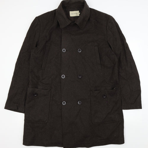 RJR.John Rocha Mens Brown   Overcoat Coat Size XL