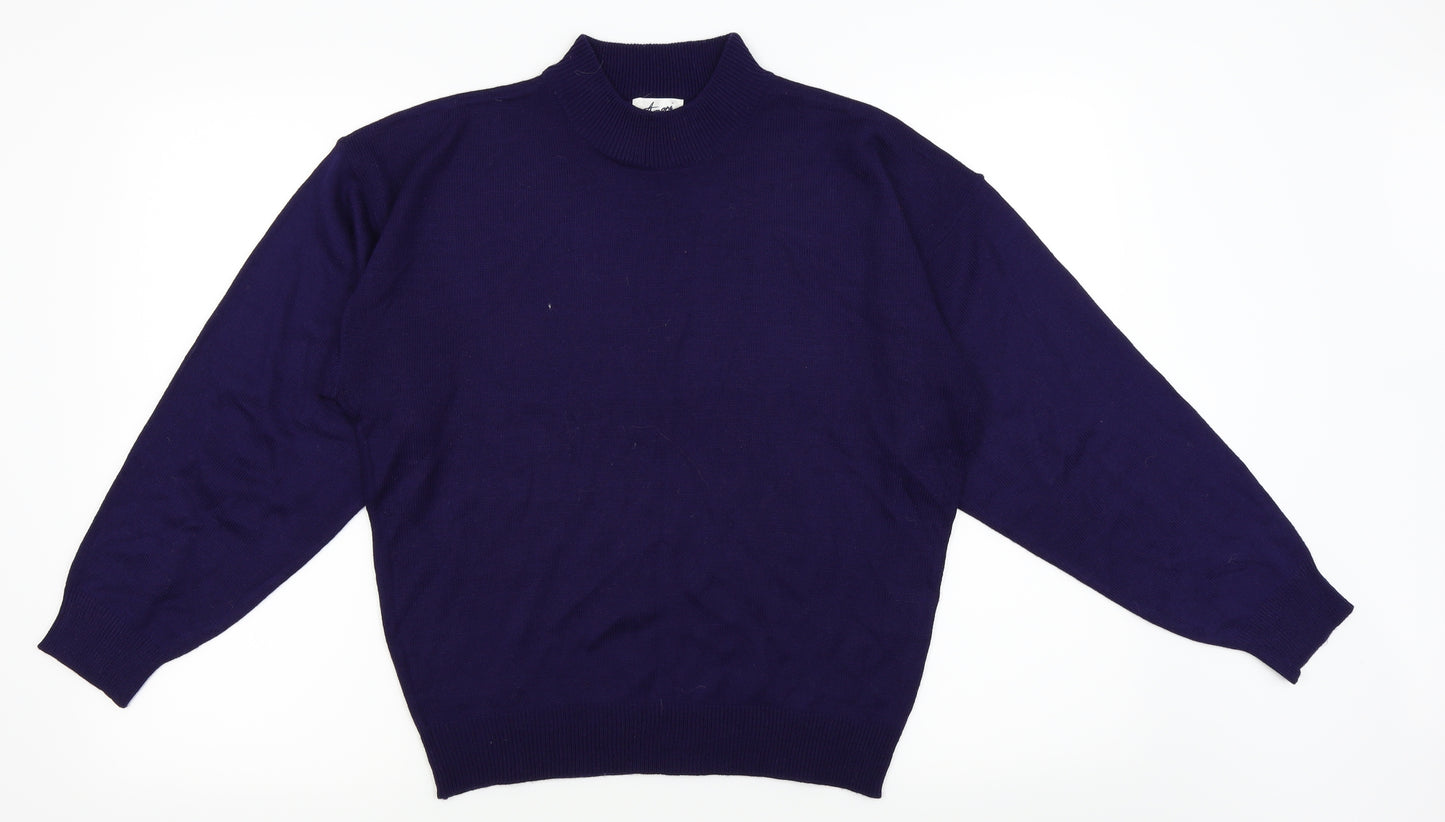 Amari Womens Blue   Pullover Jumper Size 14