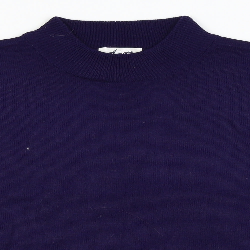 Amari Womens Blue   Pullover Jumper Size 14