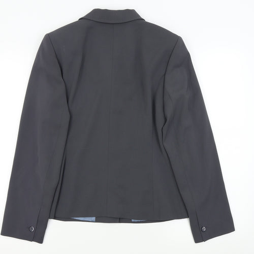 M&S Womens Grey   Jacket Blazer Size 10
