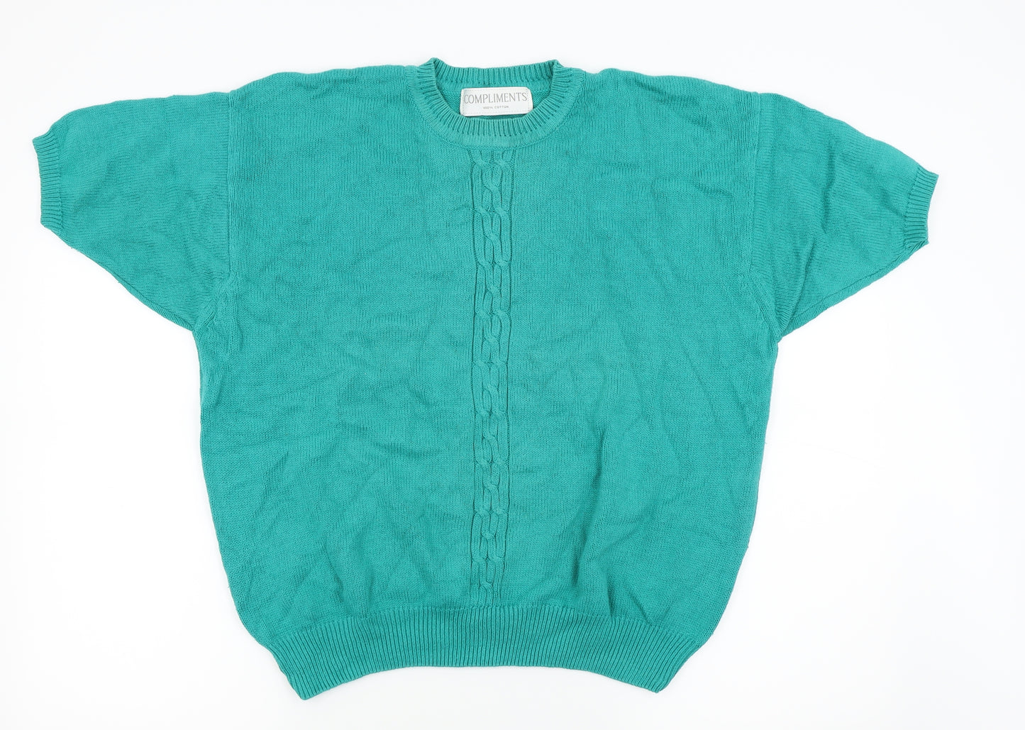 Compliments Womens Green   Pullover Jumper Size L