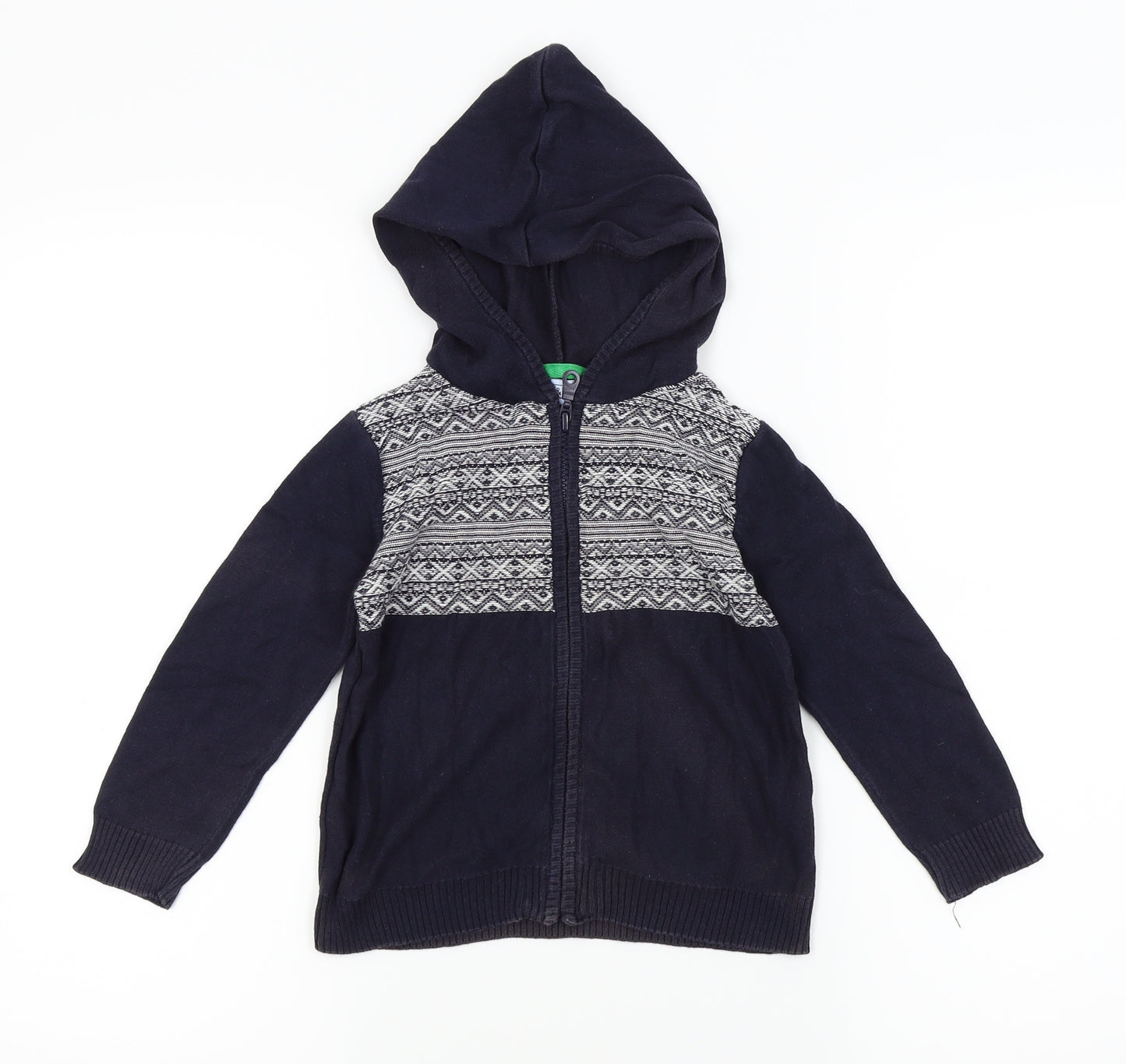 F&F Boys Blue   Full Zip Jumper Size 2-3 Years