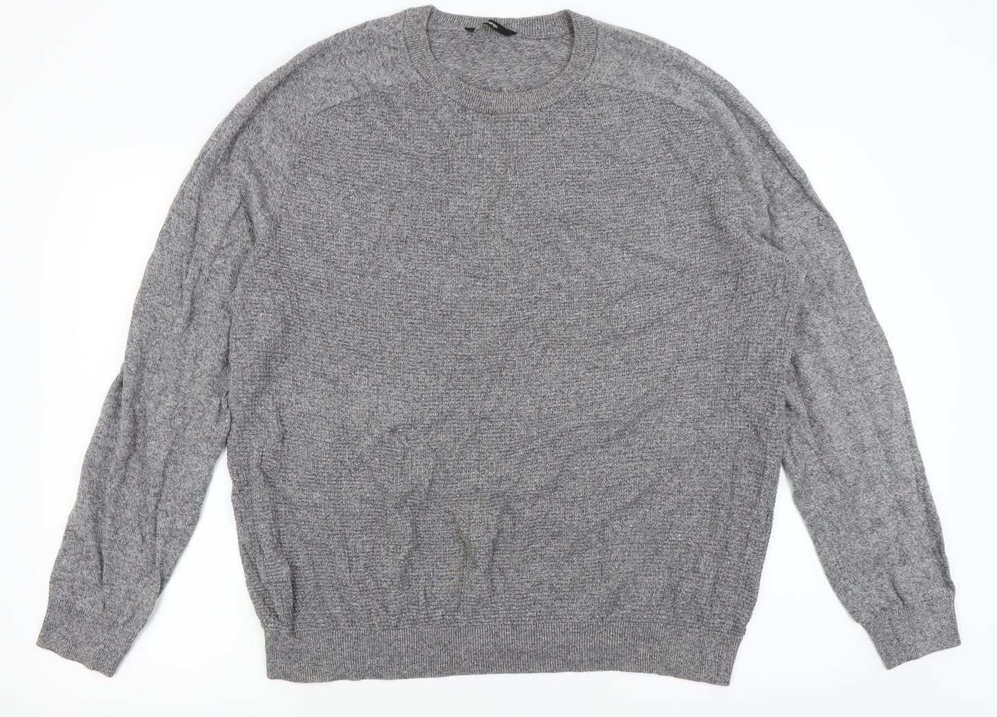 Asda George Mens Grey   Pullover Jumper Size 2XL