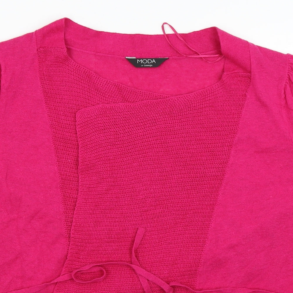 Asda George Womens Pink   Cardigan Jumper Size 20