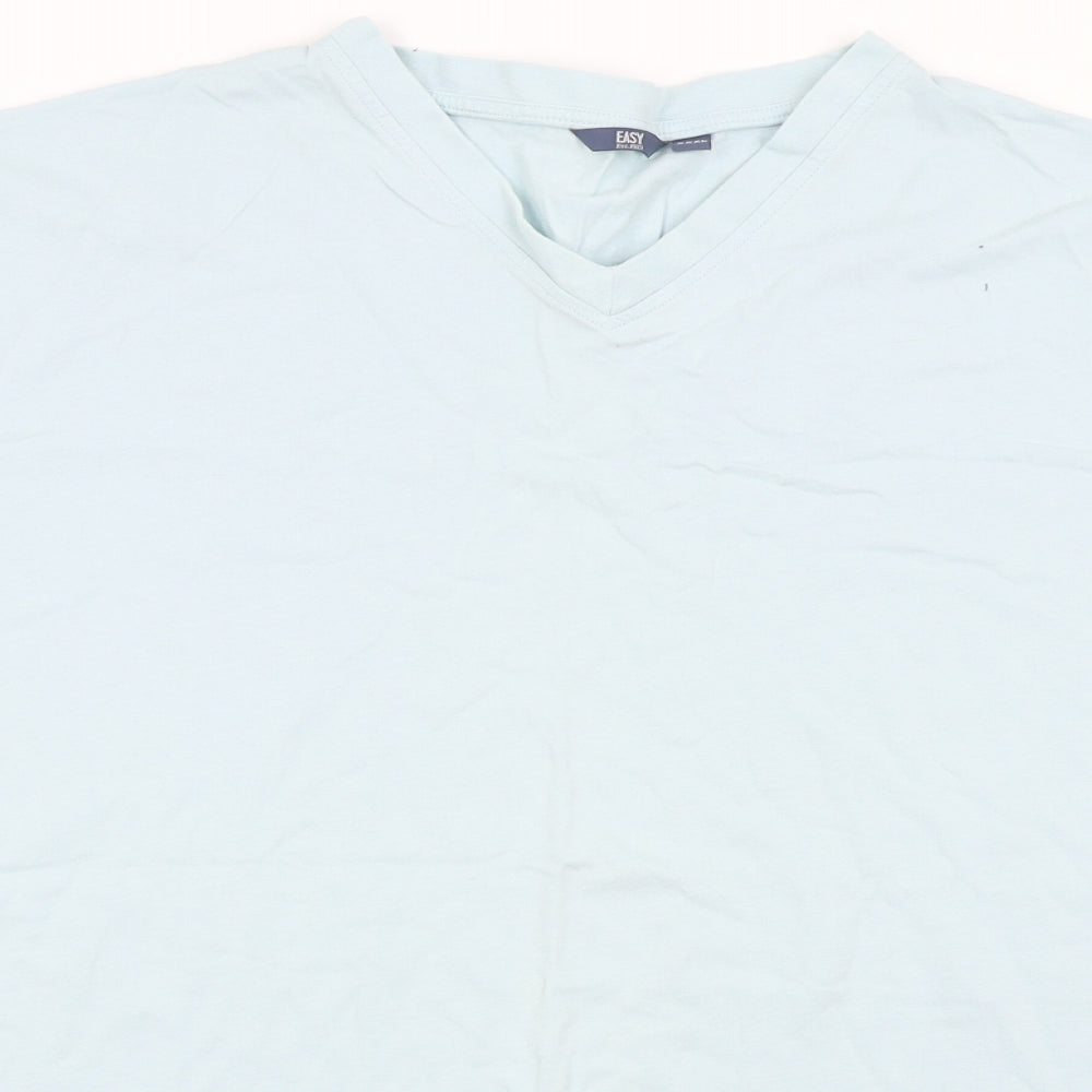 Easy Mens Blue    T-Shirt Size 3XL