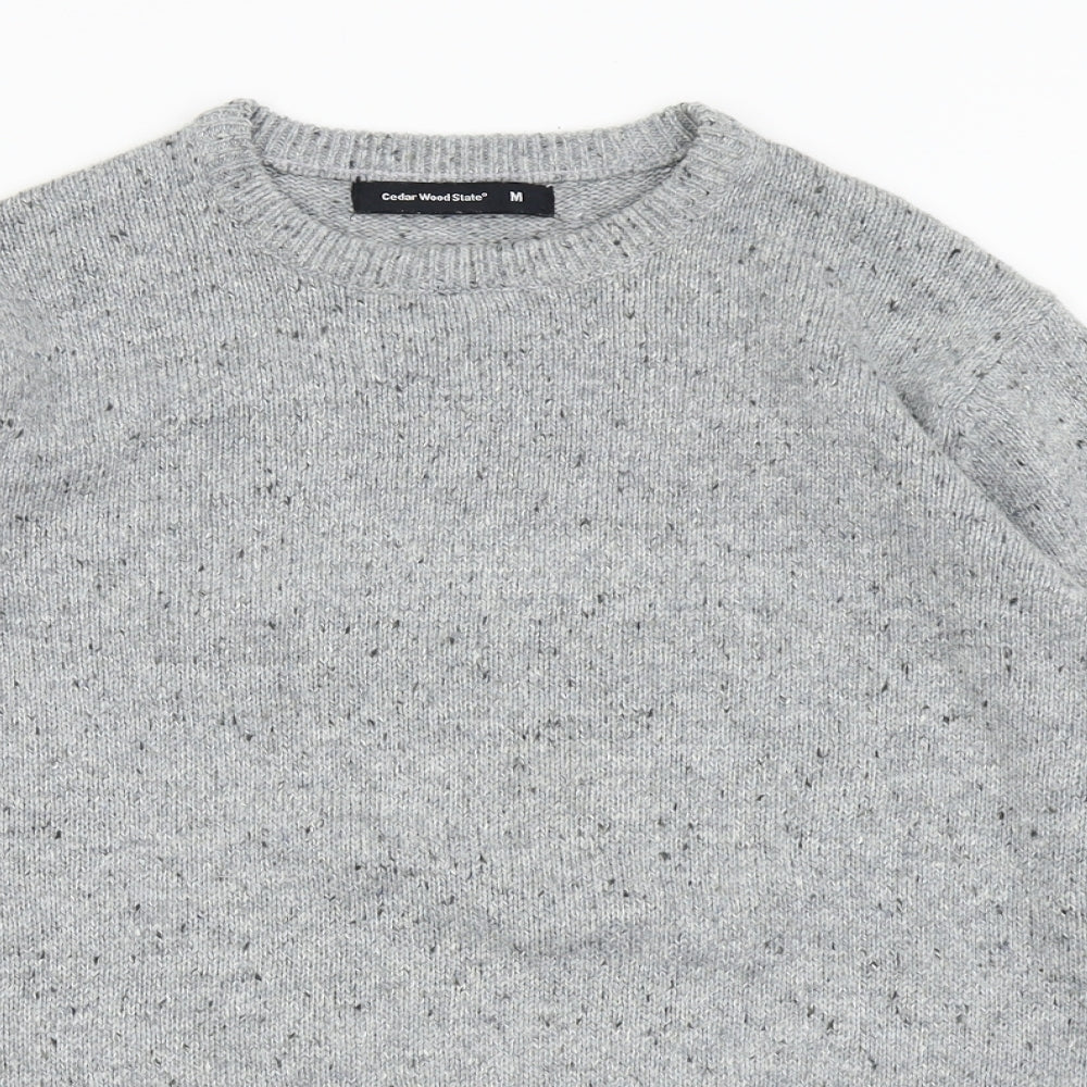 Cedar Wood State Mens Grey   Pullover Jumper Size M