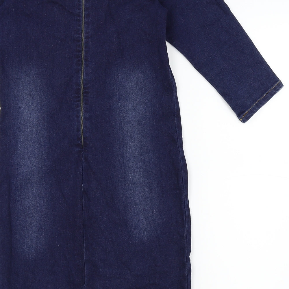 kate collection Womens Blue   Fit & Flare  Size M