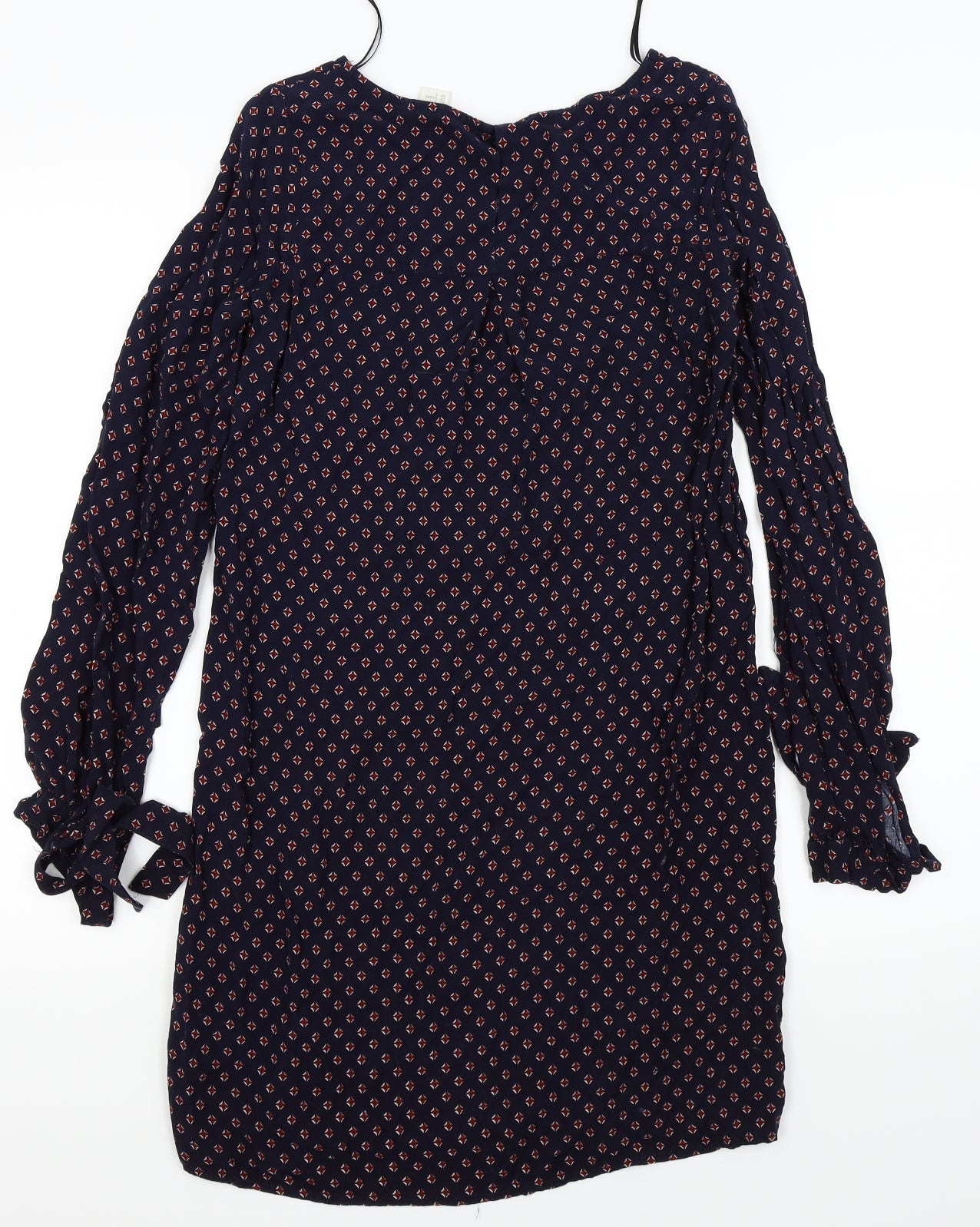 H&M Womens Blue Floral  Fit & Flare  Size 6