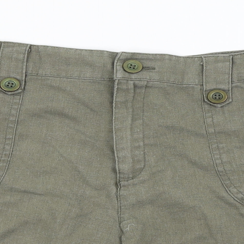 denim and co Womens Green   Chino Shorts Size 16