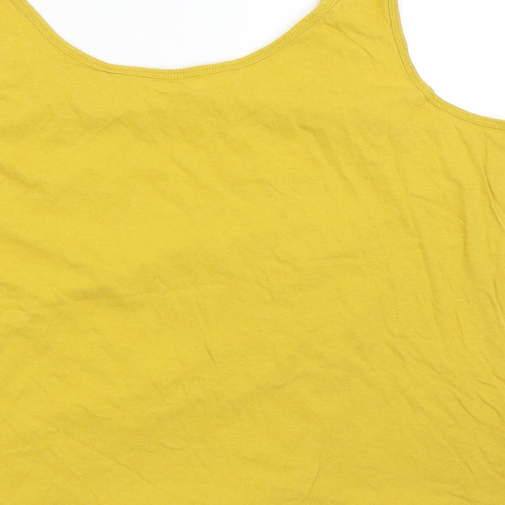 Pep&co Womens Yellow   Camisole Tank Size 22