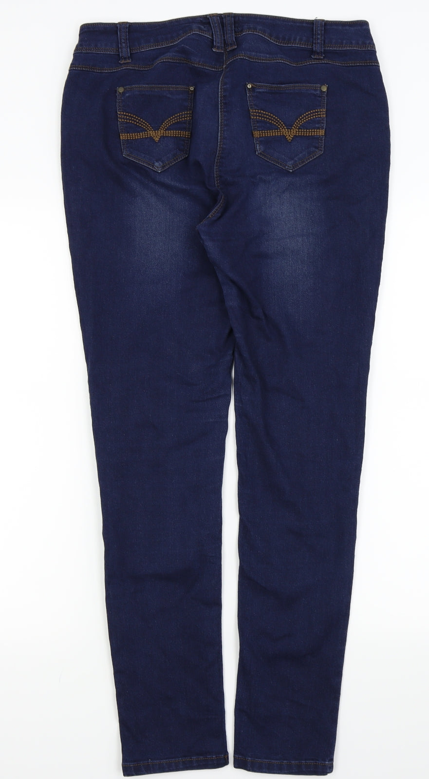 Asda George Womens Blue   Skinny Jeans Size 14 L27 in