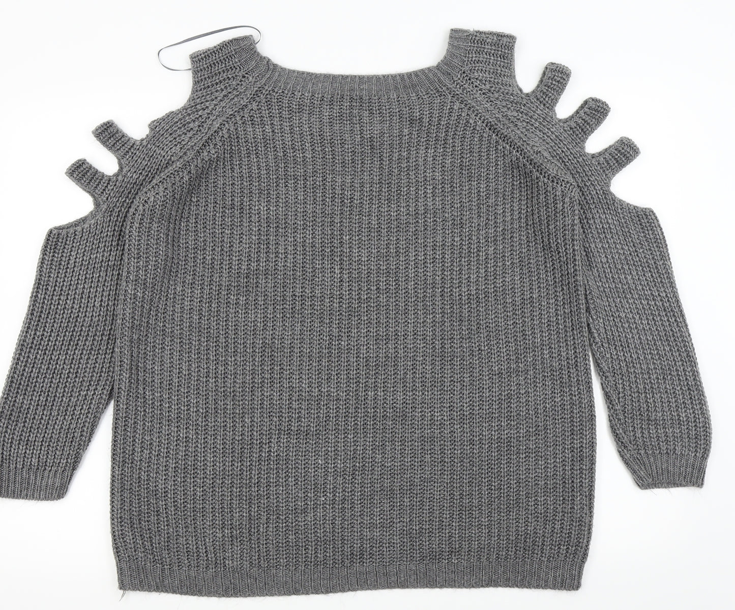 Quiz Womens Grey   Pullover Jumper Size L