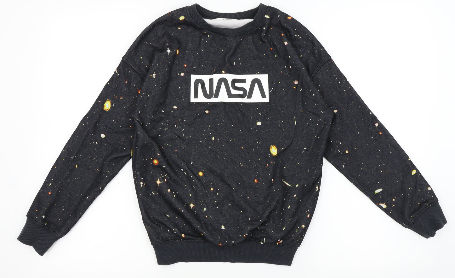 H&M Boys Black   Pullover Jumper Size 8-9 Years