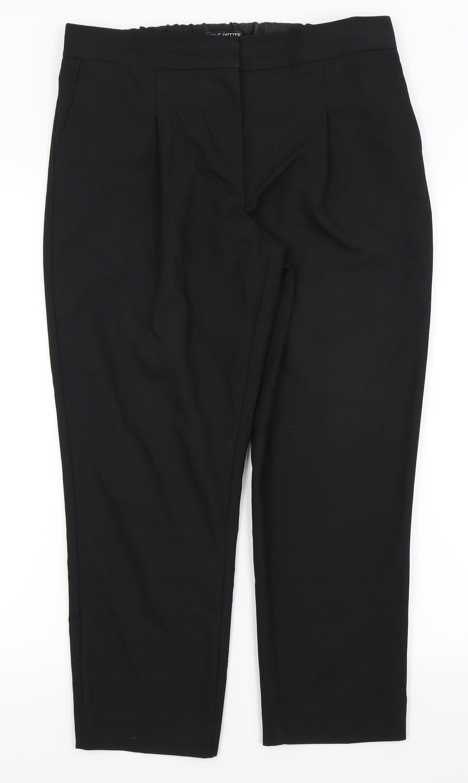 NEXT Womens Black   Trousers  Size 12 L22 in