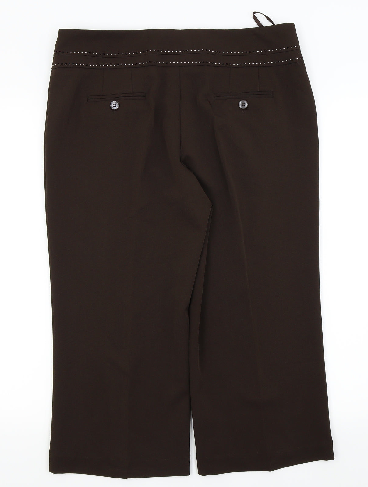 South Womens Brown   Capri Trousers Size 14