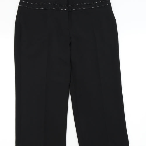 South Womens Black   Capri Trousers Size 14