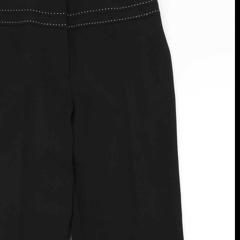 South Womens Black   Capri Trousers Size 14