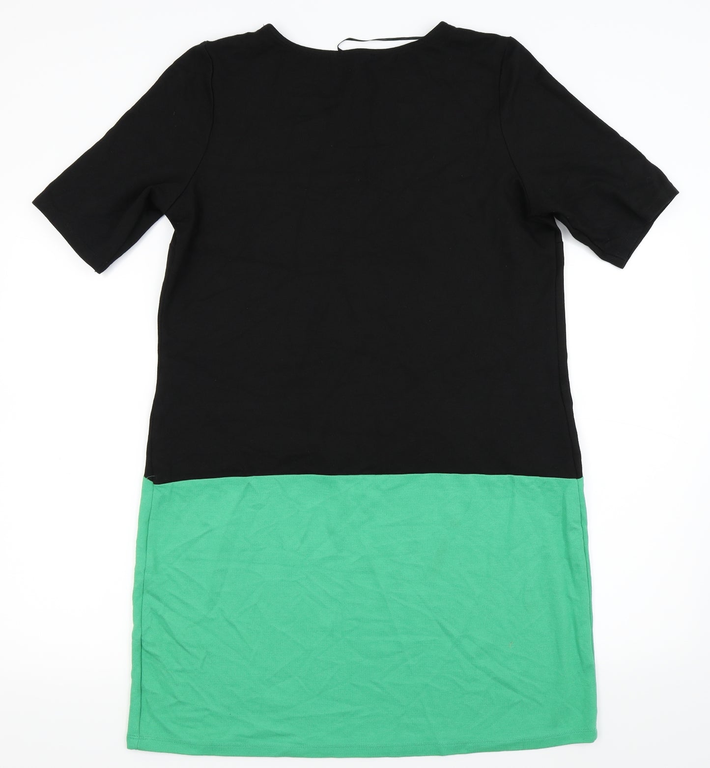 Asda George Womens Black   T-Shirt Dress  Size 14
