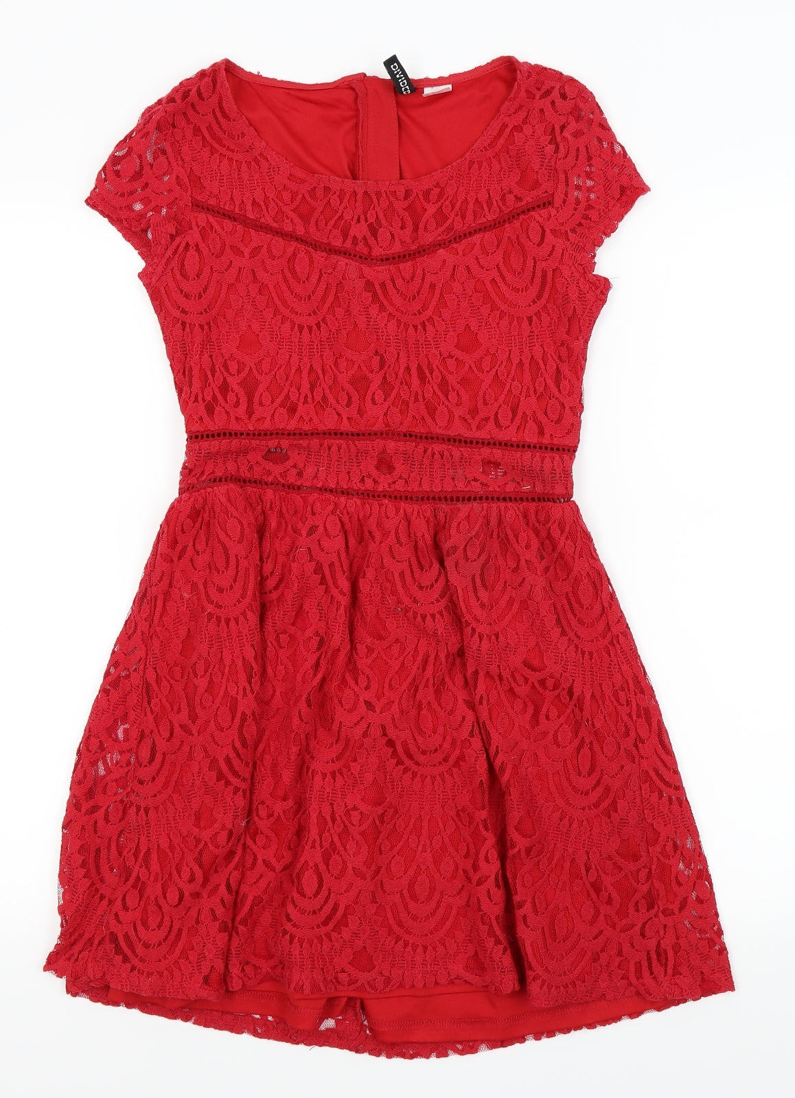 Divided by H&M Womens Red   Fit & Flare  Size 12