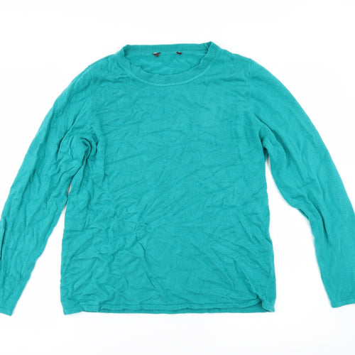 Bonmarché Womens Green   Pullover Jumper Size 14