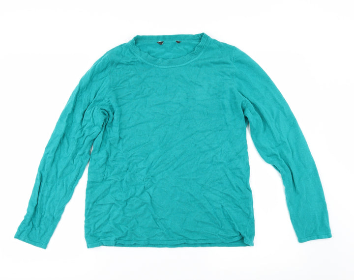 Bonmarché Womens Green Pullover Jumper Size 14