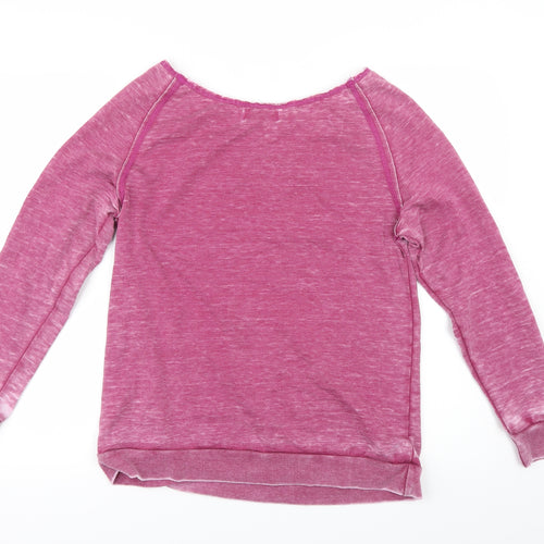 MAD MODELE Womens Pink   Pullover Sweatshirt Size M
