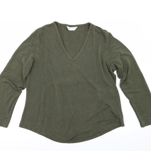 items Womens Green   Basic T-Shirt Size 16