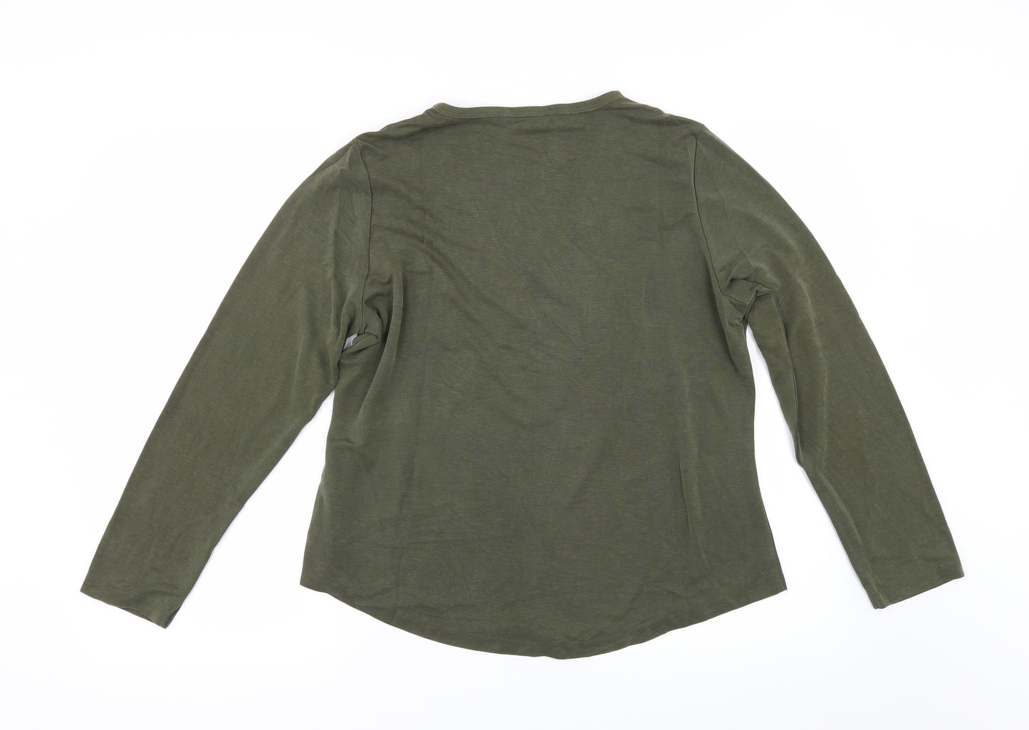 items Womens Green   Basic T-Shirt Size 16