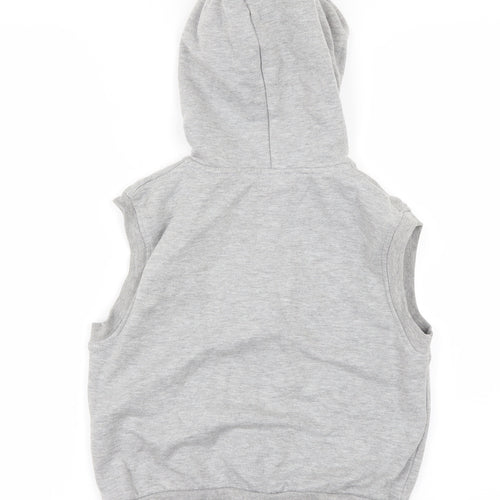 Carbrinii Boys Grey   Full Zip Hoodie Size 6-7 Years