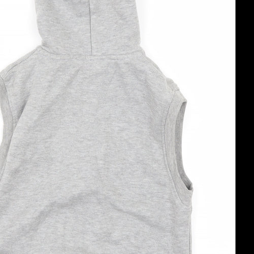 Carbrinii Boys Grey   Full Zip Hoodie Size 6-7 Years