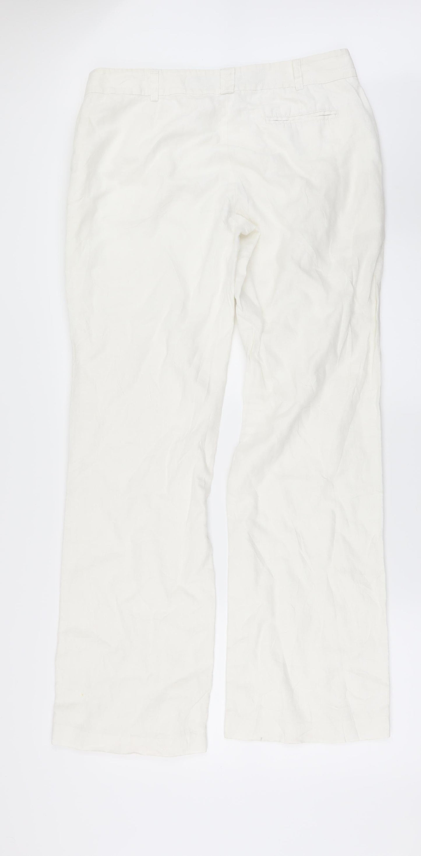 Mexx Womens Ivory   Trousers  Size 12 L31 in