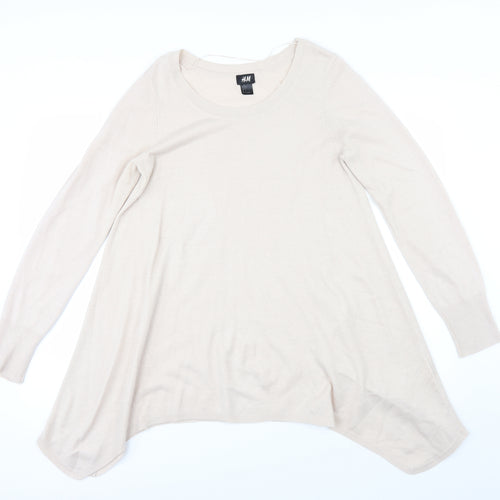 H&M Womens Brown   Pullover Jumper Size S