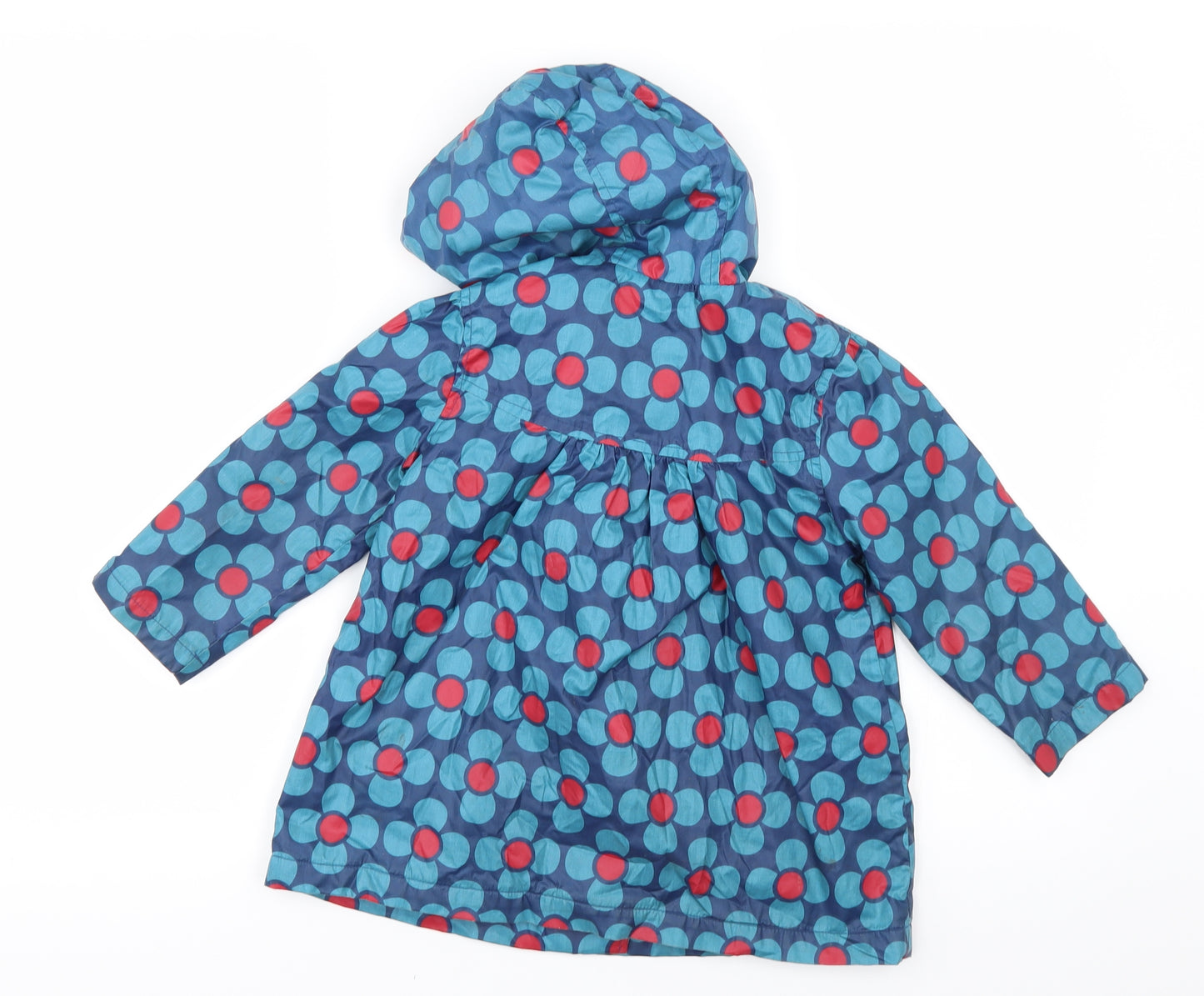 Marks and Spencer Girls Blue Floral  Jacket  Size 2-3 Years